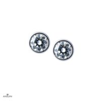 Point Light Bezels Earrings - Image 2