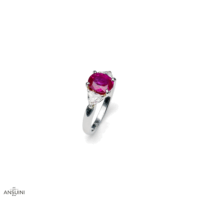 Anello Rubino Triangoli - immagine 2