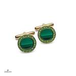 Saturno Emeralds Cufflinks