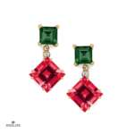 Carrè Double Earrings