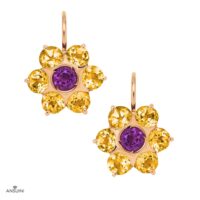 Petite Fleur Drop Earrings - Image 13