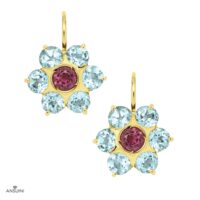 Petite Fleur Drop Earrings - Image 5