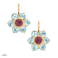 Petite Fleur Drop Earrings - Image 16