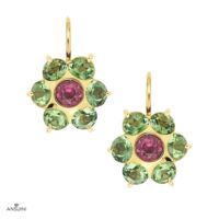 Petite Fleur Drop Earrings - Image 7