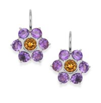 Petite Fleur Drop Earrings - Image 9