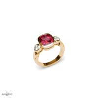 Anello Rubino Castone