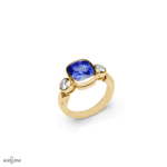 Anello Zaffiro Castone