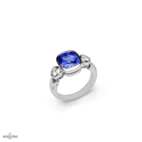 Anello Zaffiro Castone - immagine 2