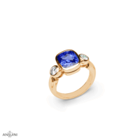 Anello Zaffiro Castone - immagine 3