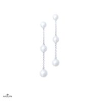 Orecchini Pendenti 3 Perle - immagine 2