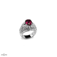 Anello Rubino Arabesque