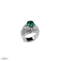 Anello Smeraldo Arabesque - immagine 2