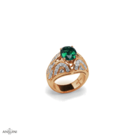 Anello Smeraldo Arabesque - immagine 3