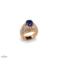 Anello Zaffiro Arabesque - immagine 3