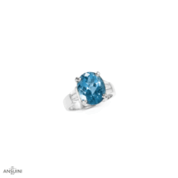 Solitario Acquamarina Baguette - immagine 2