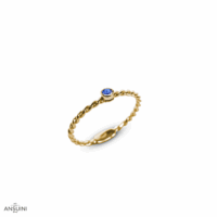 Cordelia Sapphire Bezel Ring - Image 7