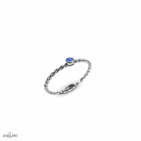 Cordelia Sapphire Bezel Ring - Image 5
