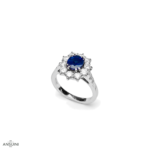Anello Zaffiro Contorno