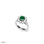 Anello Smeraldo Contorno