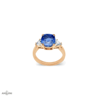 Anello Zaffiro Triangoli - immagine 3