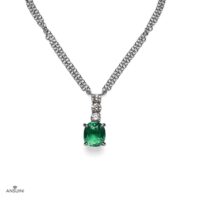 Emerald Diamonds Necklace
