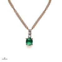Emerald Diamonds Necklace - Image 2