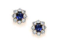 Sapphire Diamonds Earrings - Image 3