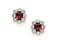 Ruby and Diamonds Earrings - Image 3
