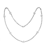 Gold Thread and Pearls Necklace - Image 2