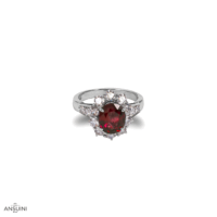 Anello Rubino Contorno - immagine 2