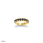 Fedina brillanti neri griffe