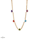 Collana Claudia 5 Pietre Grande