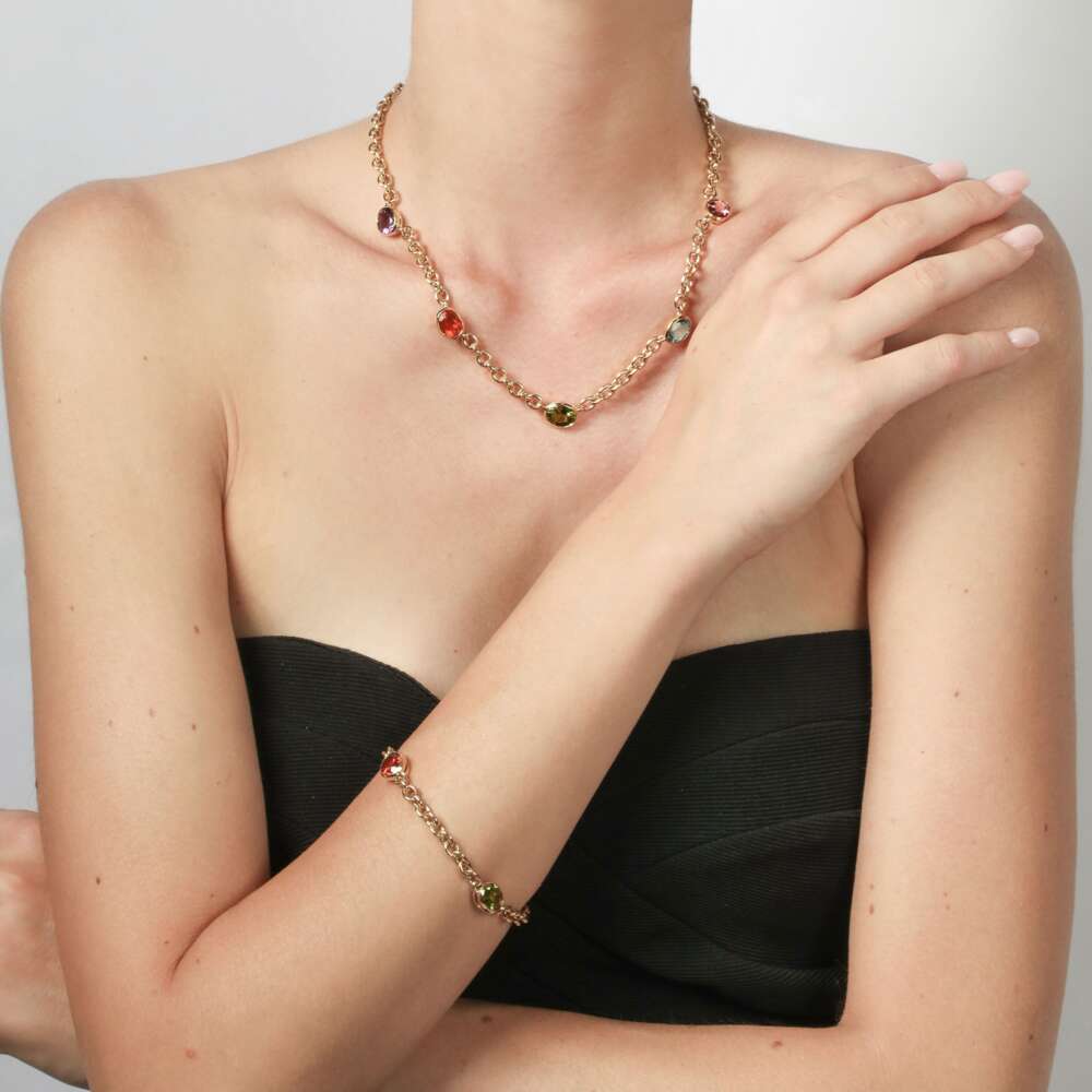 Bracciale Claudia 3 Pietre - immagine 3