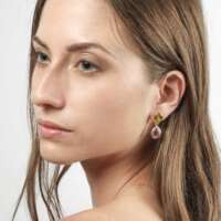 Orecchini Claudia Pendenti Goccia Grandi - immagine 2