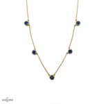 Collana Cordelia 5 Zaffiri