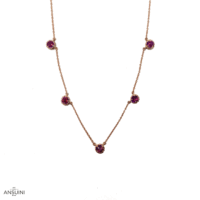 Collana Cordelia 5 Rubini - immagine 3