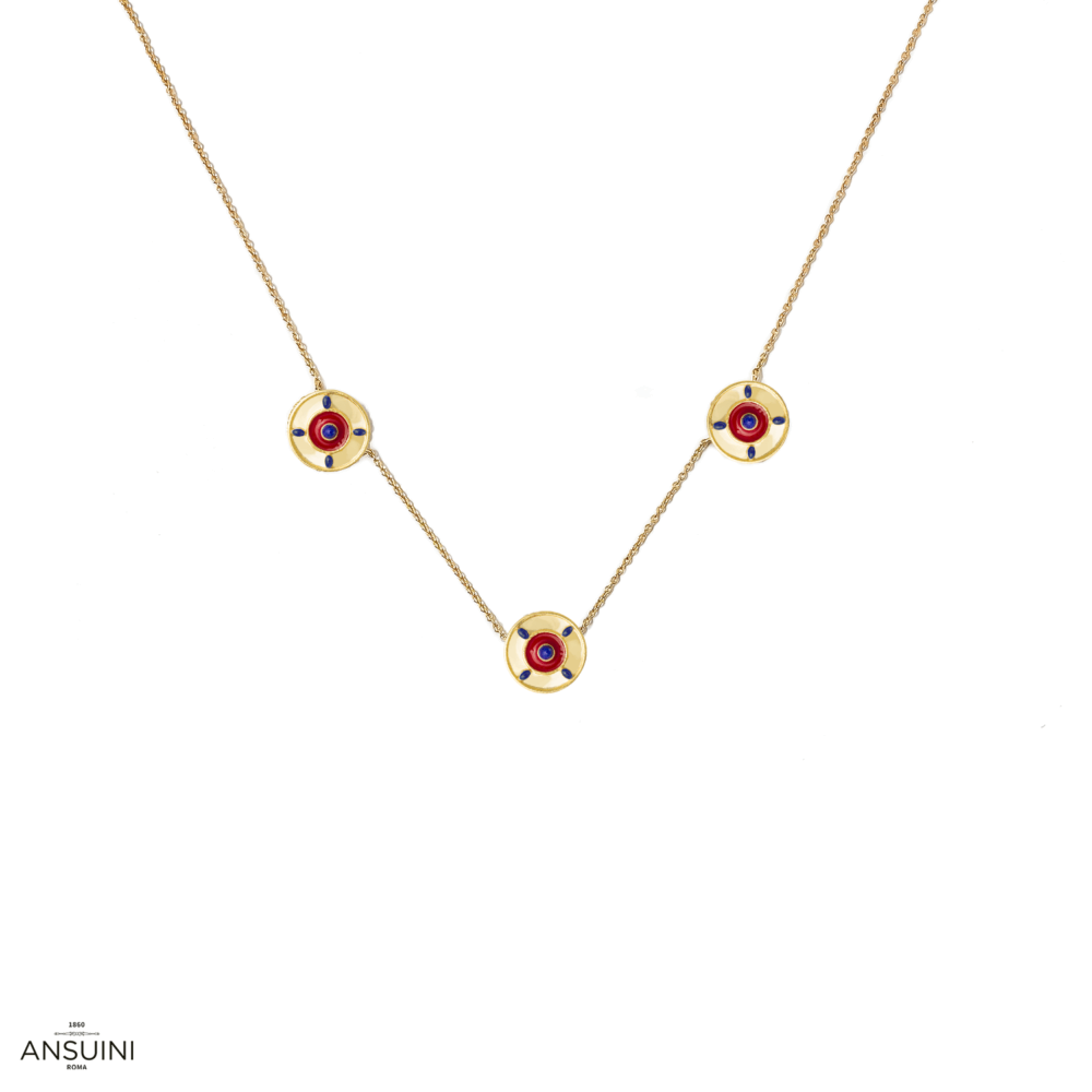 Collana Lia 3 Pietre - immagine 1