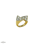 Anello Contraire Triangoli Anni 70