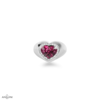 Anello Rubino Cuore - immagine 2