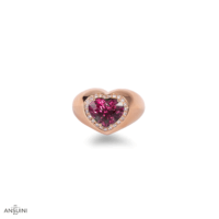 Anello Rubino Cuore - immagine 3