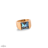 Anello Acquamarina Carrè - immagine 3