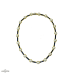 Collana perle e zaffiri anni 80