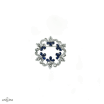 Spilla Zaffiri Anni 50