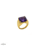 Anello Sigillo Ametista Anni 2000