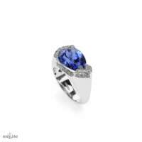 Anello Tanzanite Goccia - immagine 2