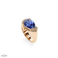 Anello Tanzanite Goccia - immagine 3