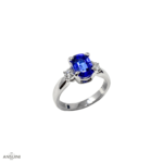 Anello Tanzanite Griffe