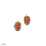 Coral Earrings 50s
