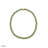 Torchon Turquoises Necklace 70s