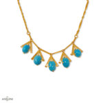 Turquoises Necklace 50s